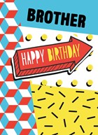 brother happy birthday arrow contemporary